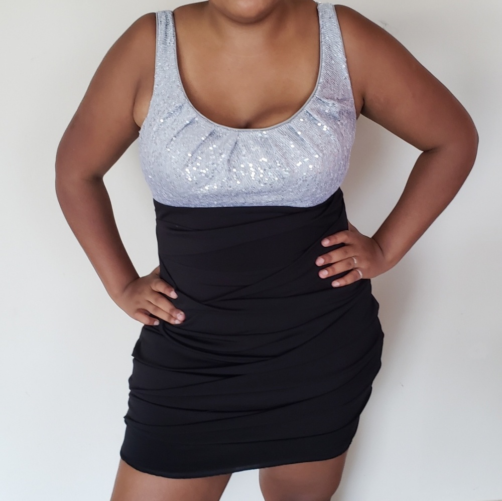 Roby Rox- Black and silver Party Dress